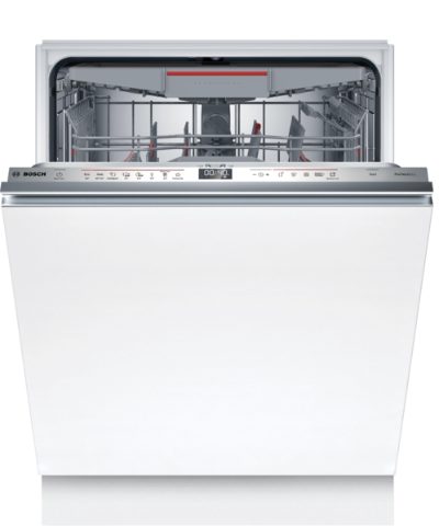 Bosch SMV6ZCX06E, Built-in, Width 60 cm, Number of place settings 14, Number of programs 8, Energy efficiency class B, Display, AquaStop function, White