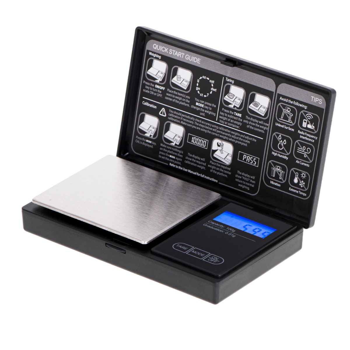 Precision Scale, AD 3176, Maximum weight (capacity) 0.1 kg, Black