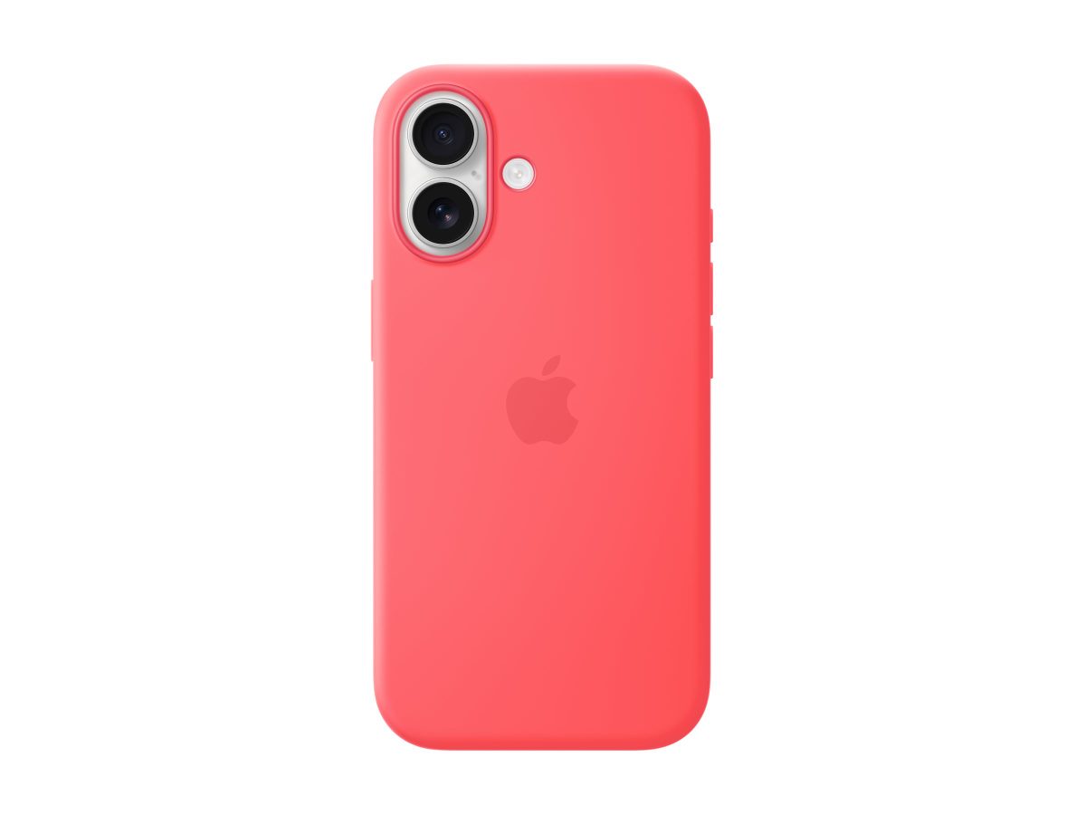 Apple iPhone 17 Silicone Case with MagSafe – Bright Guava, Apple