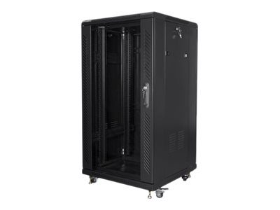 Rack cabinet 19" free-standing 22U/600x600 (flat pack), FF01-6622-12B, Black