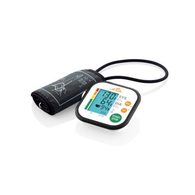 Upper Arm Blood Pressure Monitor, ETA229790000, Memory function, Number of users 2 user(s), 4, Suitable for home use. Measurement of systolic and diastolic pressure, pulse. Oscillometric measurement method. Display of measured values ​​on LCD. Fully automatic filling and deflation of the cuff. Pressure measurement accuracy +/- 3 mmHg, pulse +/- 5%. Pressure measurement range 0 - 299 mmHg, pulse 40 - 199 per minute. Irregular heart rate detection. WHO blood pressure classification., Upper Arm