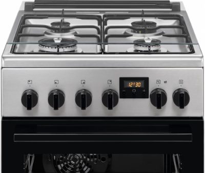 Electrolux gāzes plīts ar elektrisko cepeškrāsni, nerūsējoša tērauda, 50cm