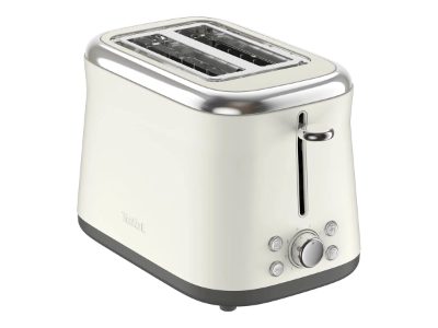 TEFAL Toaster, TT720AE0 Collection Retro, Power 850 W, Number of slots 2, Housing material Stainless steel, Beige