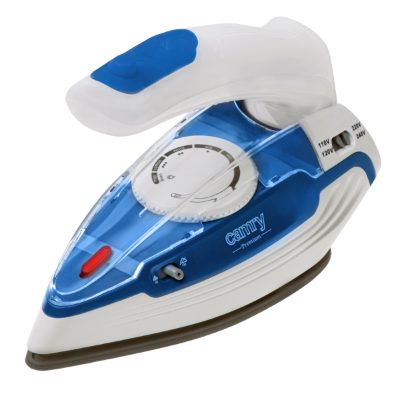 Camry CR 5040, Steam travel iron, 1600 W, Water tank capacity 80 ml, Continuous steam 10 g/min, Steam boost performance 50 g/min, Blue/White