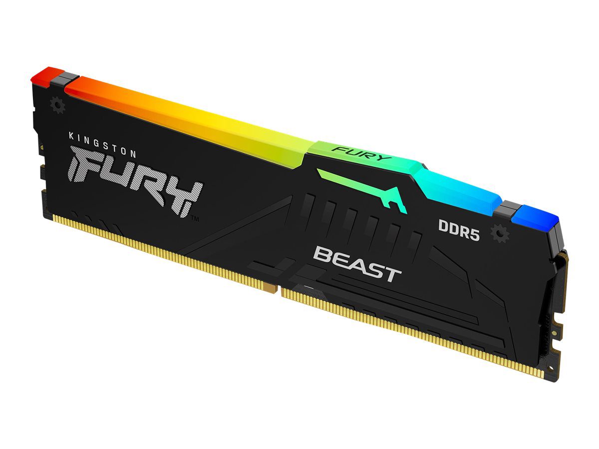 Kingston KF560C30BBEA-32 32GB 6000MT/s DDR5 CL30 DIMM FURY Beast Black RGB EXPO, Kingston