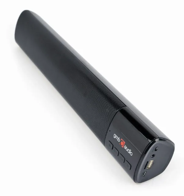 Gembird | Bluetooth soundbar | SPK-BT-BAR400-01 | 5 W | Bluetooth | Wireless connection | Portable | Black