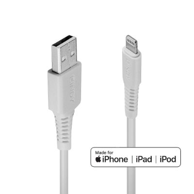 CABLE USB-A TO LIGHTNING 0.5M/WHITE 31325 LINDY