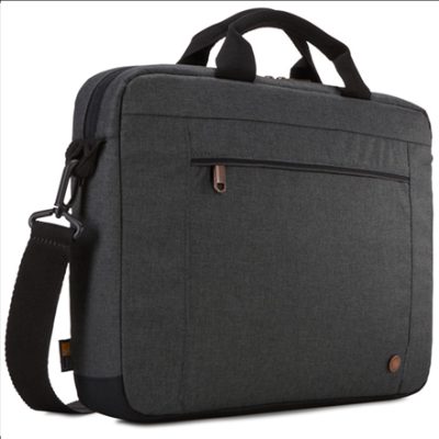 Era Attaché, Fits up to size 14 ", Messenger - Briefcase, Shoulder strap, Obsidian