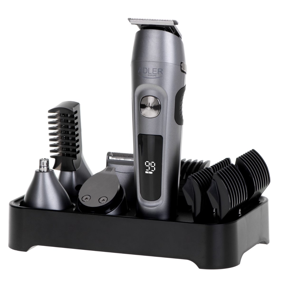 Grooming 6 in 1 Set, AD 2944, Cordless, Number of length steps 6, Stainless Steel/Black