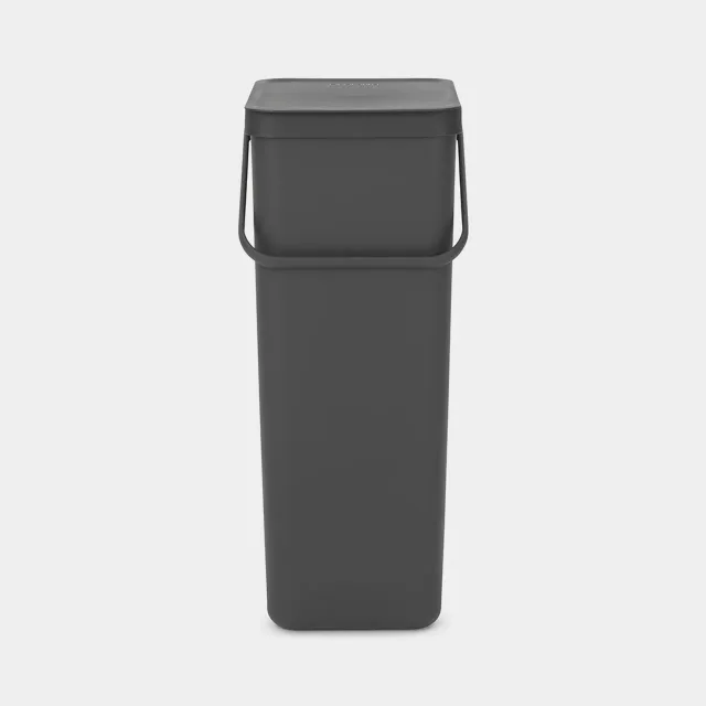 BRABANTIA atkritumu tvertne Sort&amp;Go, 40 l, Grey