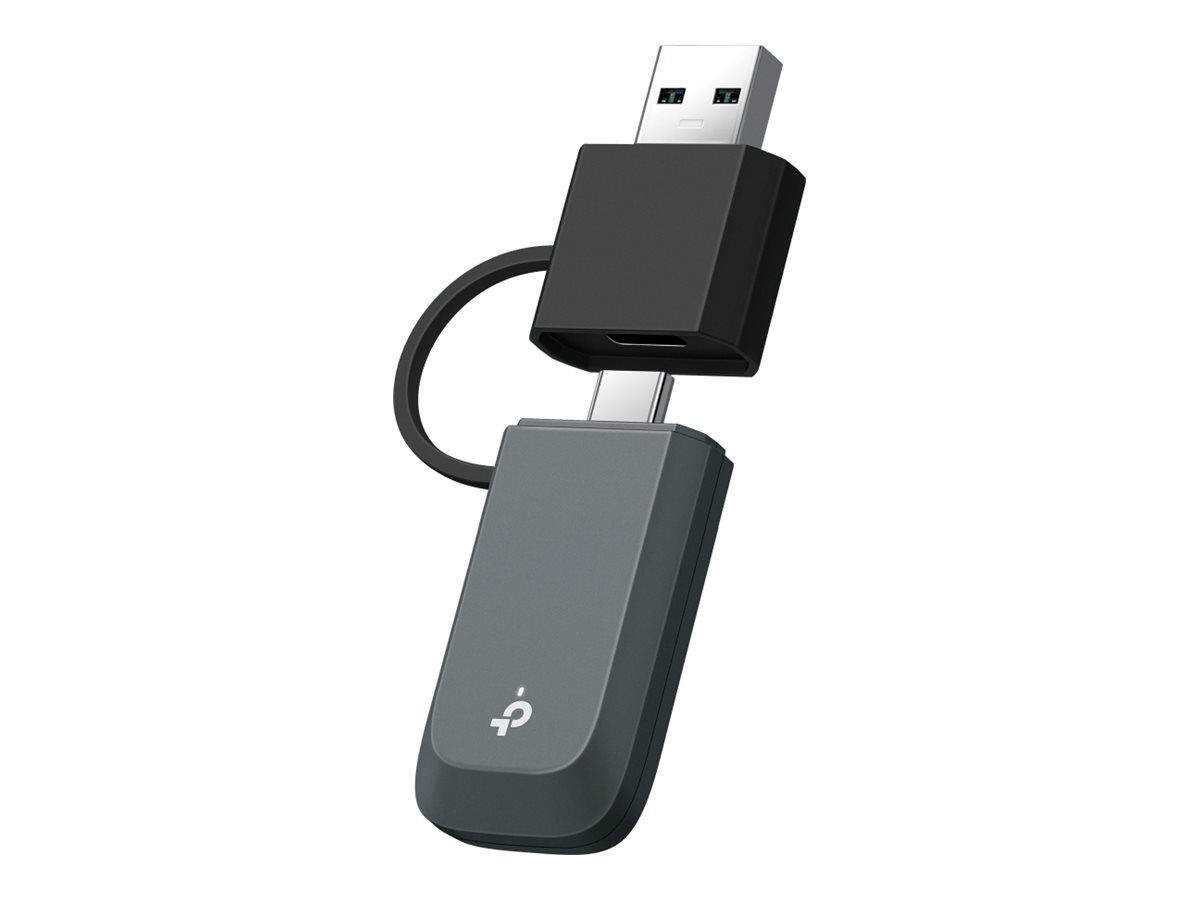 TP-LINK BE6500 Tri-Band Wi-Fi 7 Mini Wireless USB Adapter, Archer TBE400U, 2.4 GHz, 5 GHz, 6 GHz, 802.11ax, MU-MiMO No, no PoE, Antenna type Internal