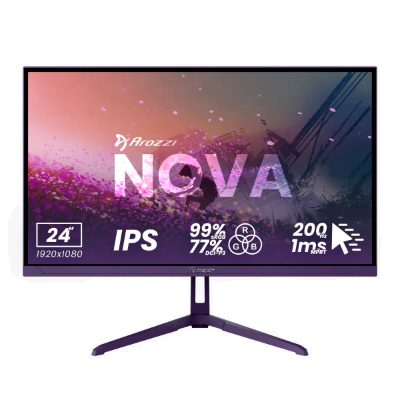 Nova, 24 ", IPS, FHD, 16:9, 200 Hz, 1 ms, 1920 x 1080 pixels, 300 cd/m², HDMI ports quantity 1, Purple