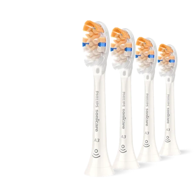 Sonicare A3 Premium All-in-One zobu birstes uzgalis, 4gab, balts