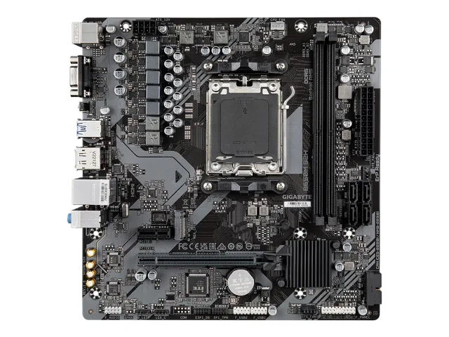 Gigabyte | B650M S2H 1.0 M/B | Processor family AMD | Processor socket AM5 | DDR5 DIMM | Memory slots 2 | Supported hard disk drive interfaces SATA | Number of SATA connectors 4 | Chipset AMD B650 | Micro ATX