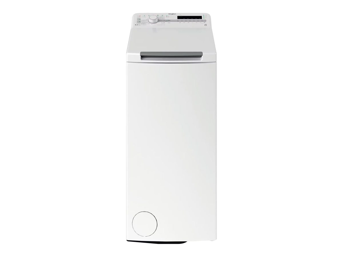 Washing Machine, TDLR 65230SS EU/N, Energy efficiency class D, Top loading, Washing capacity 6.5 kg, 1200 RPM, Depth 60 cm, Width 40 cm, Display, LED, White