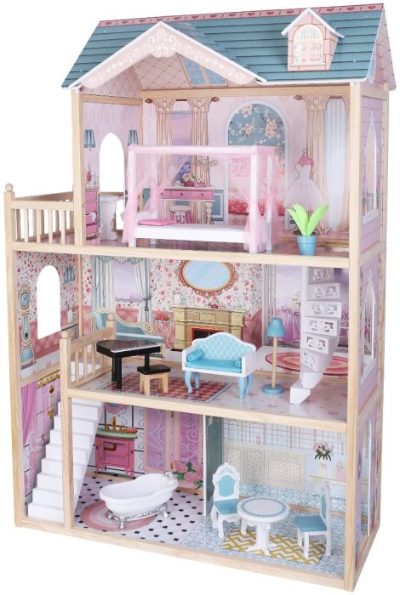 Gerardo's Toys koka leļļu māja ar LED apgaismojumu, Emily