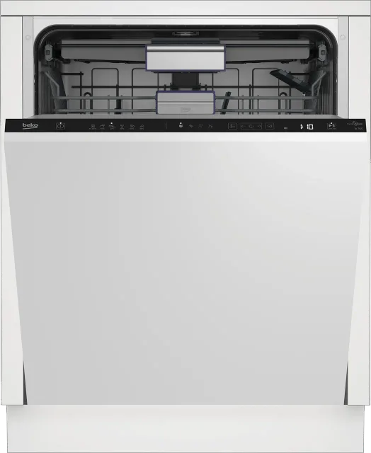 BEKO Dishwasher | BDIN36532 | Built-in | Width 60 cm | Number of place settings 15 | Number of programs 6 | Energy efficiency class D | Display | White