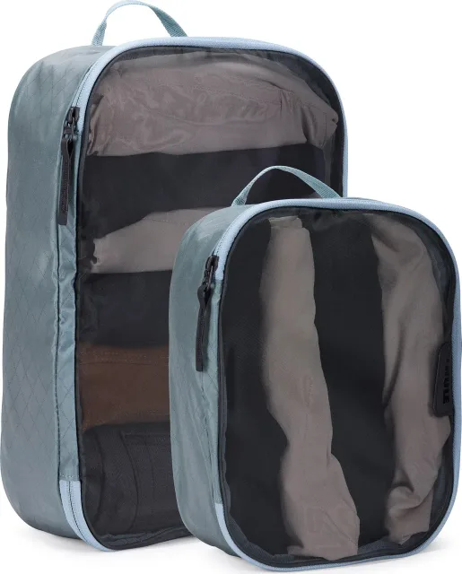Thule | Packing Cube Set, 1x Medium, 1x Small | Packing Cube | Pond Gray