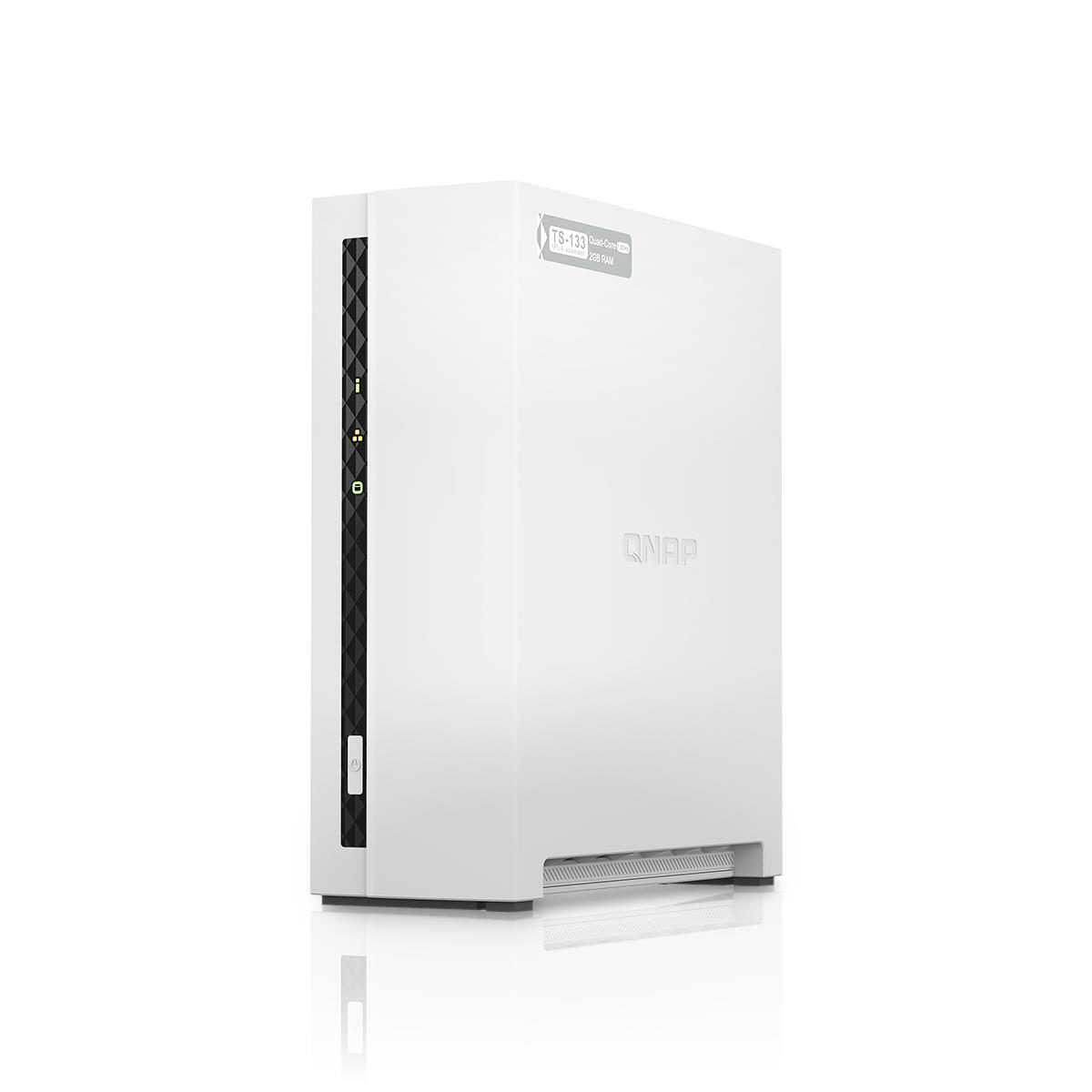 1-Bay ARM, TS-133, Up to 1 SATA 6Gb/s, 3Gb/s, ARM 4-core, Cortex-A55, Processor frequency 1.8 GHz, 2 GB, N/A