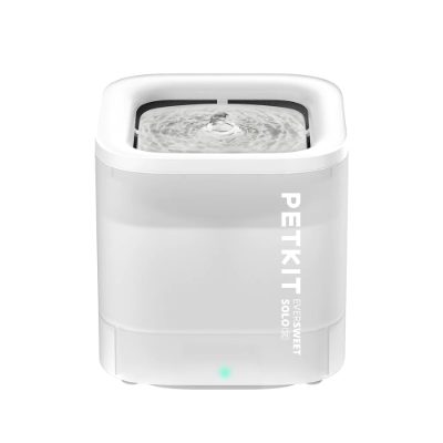 Smart Pet Drinking Fountain, Eversweet Solo, Capacity 1.8 L, Filtering, Material Plastic, White