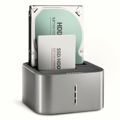 SuperSpeed USB DUAL 2.5"/3.5" HDD/SSD DUAL dock, ADSA-DC
