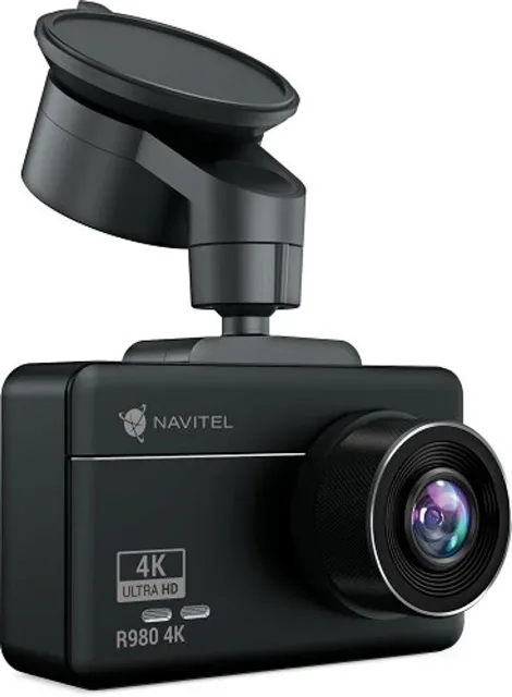 Navitel | Dashcam with Wi-Fi, GPS-informer, and digital speedometer | R980 4K | GPS (satellite) | 854 x 480 | Maps included