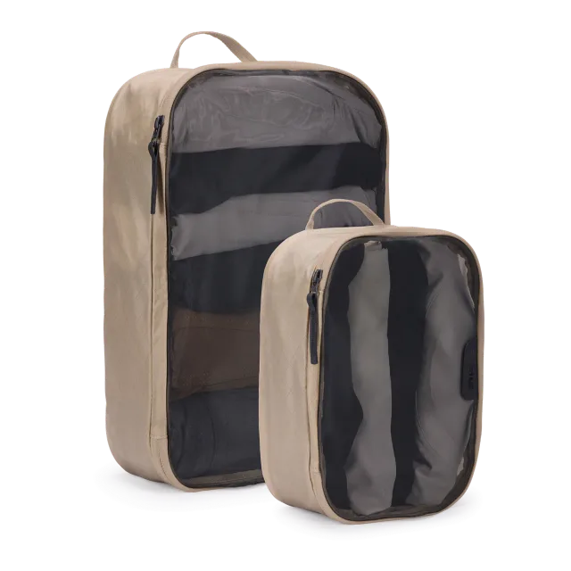 Thule | Packing Cube Set, 1x Medium, 1x Small | Packing Cube | Gentle Beige