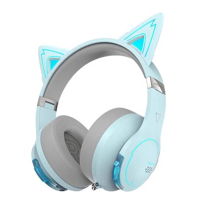 Gaming Headset, G5BT CAT, Bluetooth, Over-Ear, Sky Blue, Noise canceling, Wireless