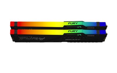 Fury Beast RGB, 16 Kit (8GBx2) GB, DDR5, 5600 MHz, PC/server, Registered No, ECC No
