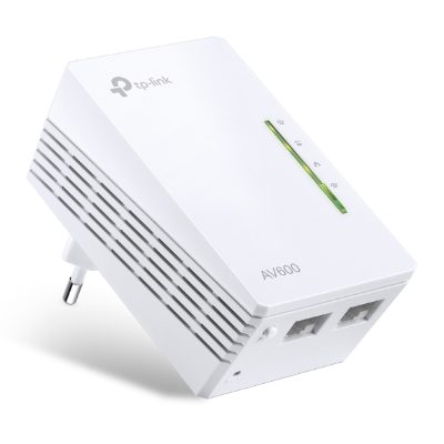 AV600 Wi-Fi Powerline Extender, TL-WPA4220, 10/100 Mbit/s, Ethernet LAN (RJ-45) ports 2, 802.11n, Wi-Fi data rate (max) 300 Mbit/s, Data transfer rate (max) 600 Mbit/s
