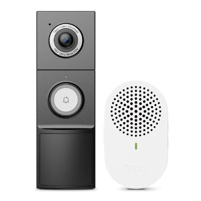 Video Doorbell Camera, Tapo D235, 5 MP, 1.18mm/F1.8, IP66, H.264, Micro SD, Max. 512