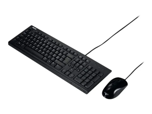 Asus U2000 | Keyboard and Mouse Set | Wired | US | Black