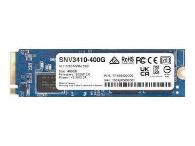 SSD, SNV3410-400G, 400 GB, SSD form factor M.2 2280, Solid-state drive interface M.2 NVME, Read speed 3000 MB/s, Write speed 750 MB/s