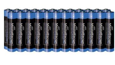 BATTERY ALKALINE AAA 1.5V/24PCS MRBAT103 MEDIARANGE