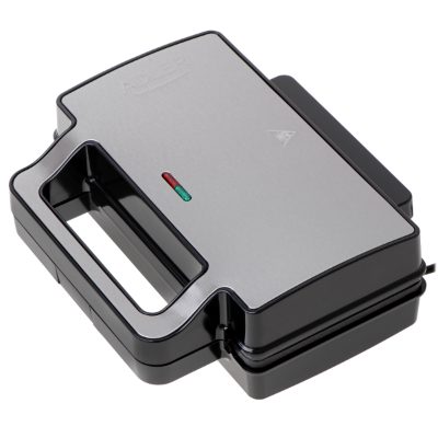 Adler Sandwich maker 2 in 1, AD 3073, 1000 W, Number of plates 2, Stainless Steel/Black