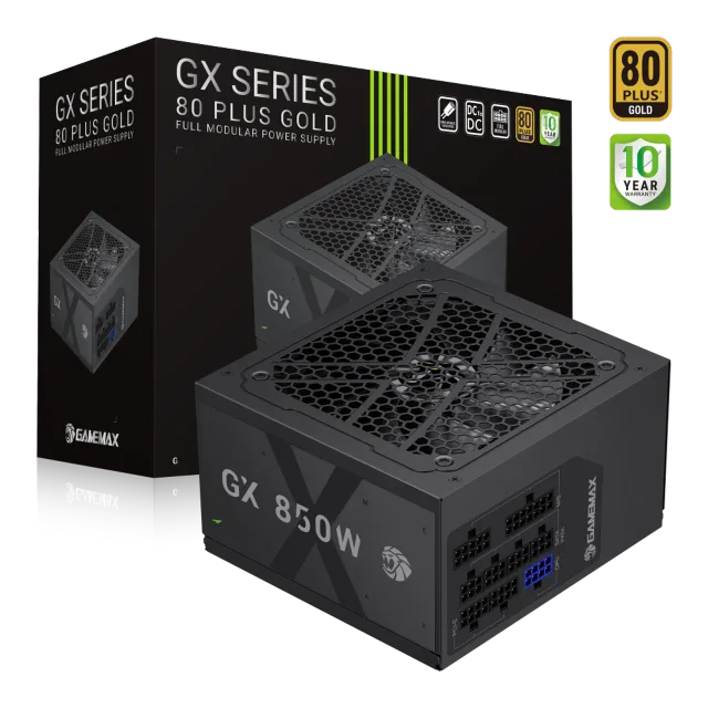 Gamemax PSU | GX 850GF | 850 W | Gold | Full Modular