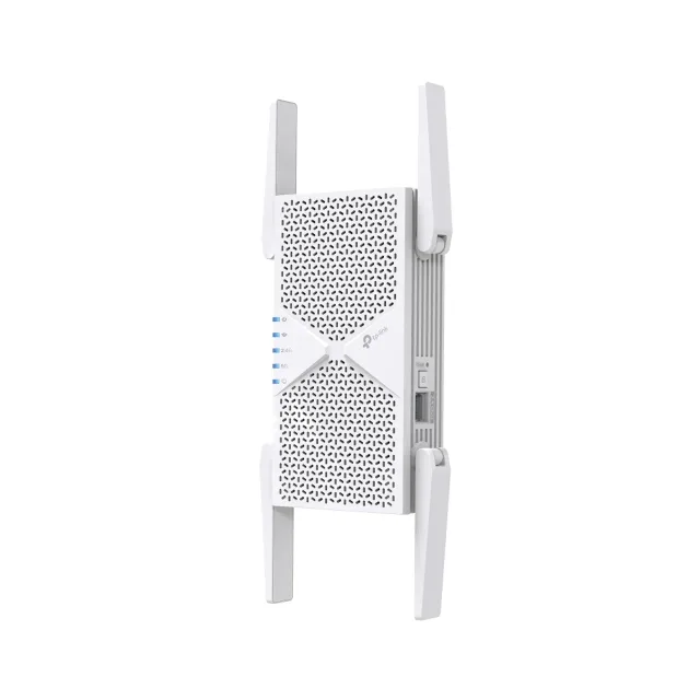 TP-LINK BE6500 Dual-Band Wi-Fi 7 Range Extender | RE405BE | 2.4 GHz, 5 GHz | 802.11ax | 688/5764 Mbit/s | Ethernet LAN (RJ-45) ports 1 | MU-MiMO No | no PoE