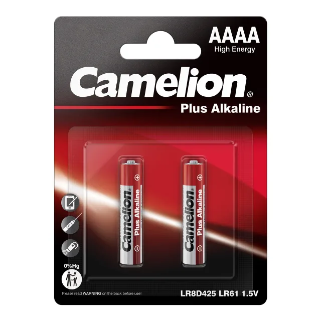 Camelion | Plus Alkaline 1.5V (LR61), 2-pack | AAAA