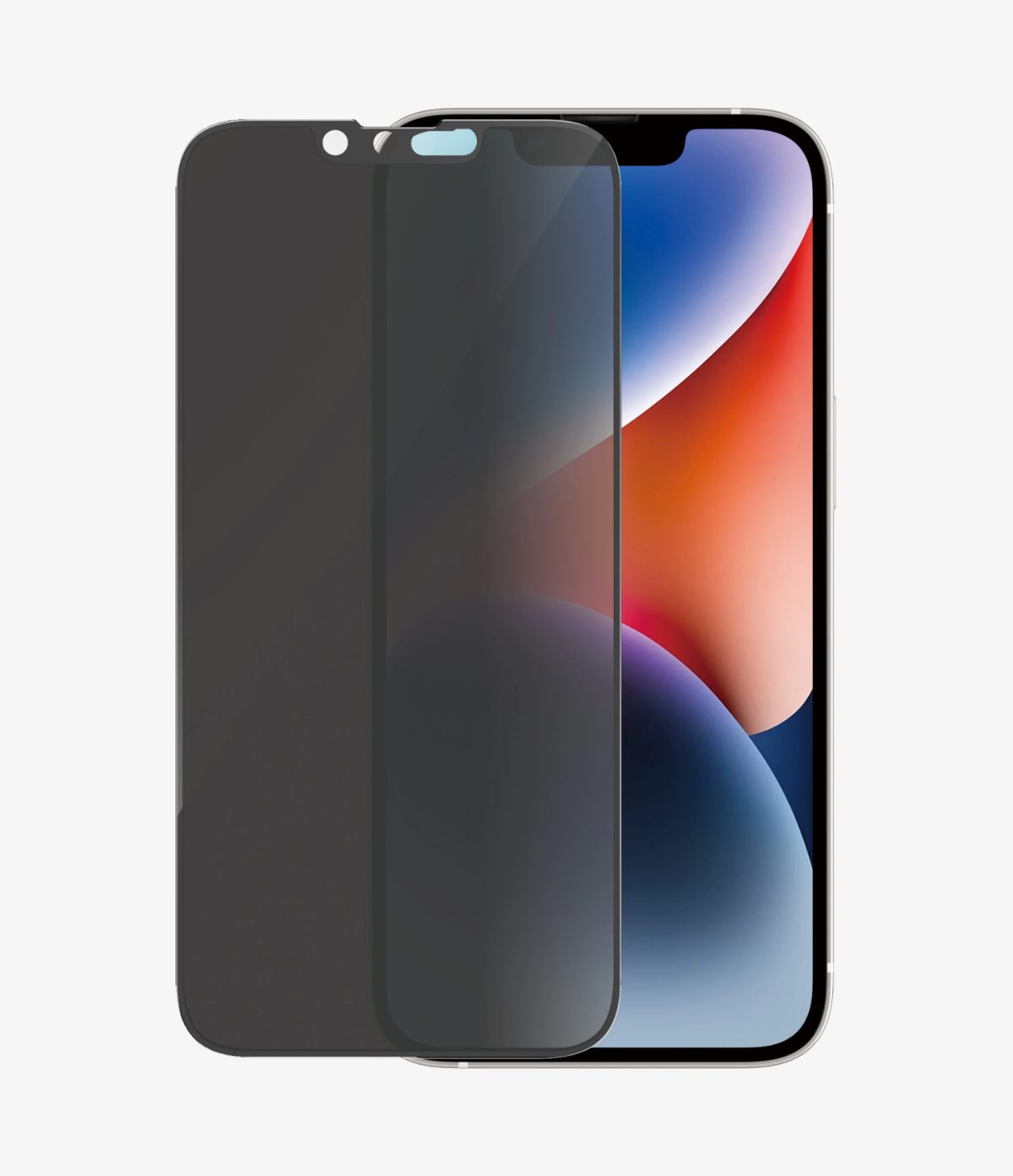 Screen protector, Apple, iPhone 14/13/13 Pro, Glass, Black, Ultra-Wide Fit; Easy installation; Privacy Filter; Fingerprint resistant, Privacy
