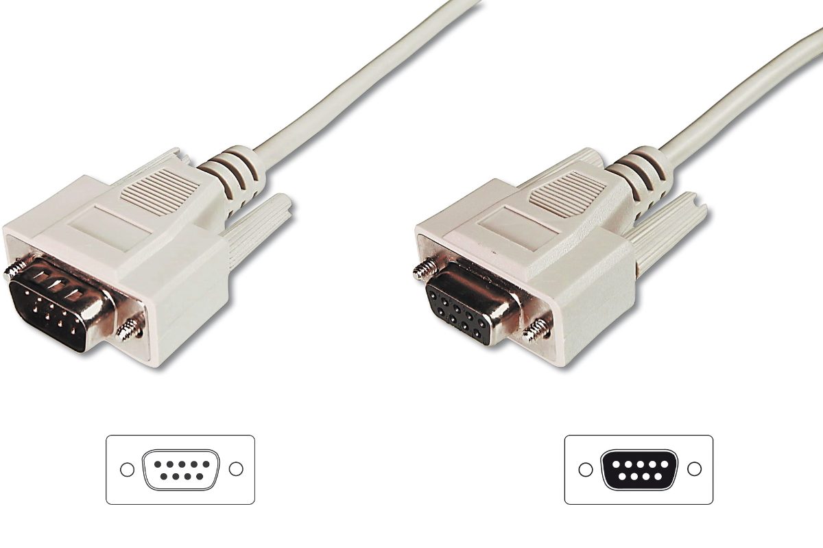 Extension cable, AK-610203-020-E, DSUB to DSUB