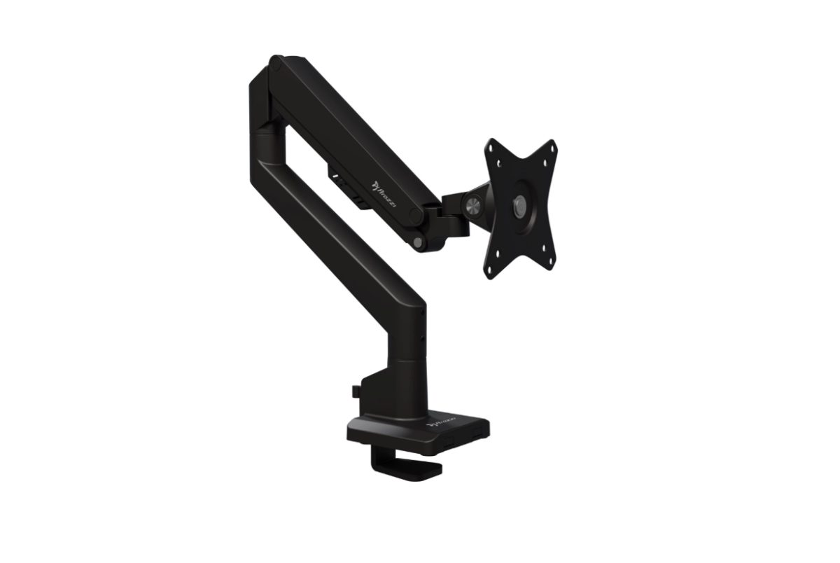 Arozzi Desk Mount, Neo Single - Gas Spring Monitor Arm AZ-ALZARE-NEO-BK, Tilt, Swivel, Rotation, Maximum weight (capacity) 9 kg, Black