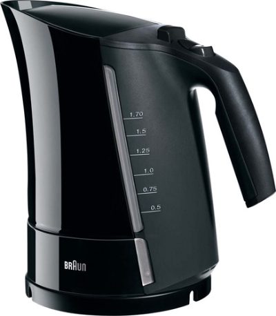 Kettle, WK 300, Standard, 2200 W, 1.7 L, Plastic, 360° rotational base, Black
