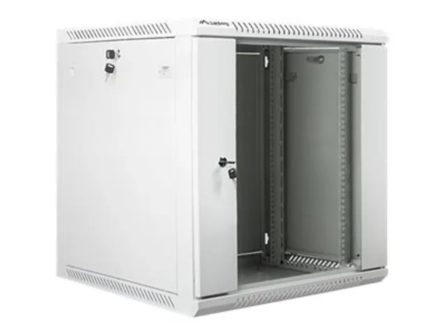 Lanberg | Rack cabinet 19" wall-mount 12U/600x600 (flat pack) V2 | WF01-6612-10S | Grey