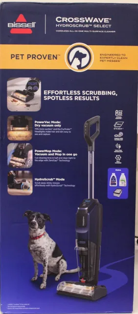 SALE OUT. Bissell All-in-one Multi-surface Vacuum Cleaner | 4284N | Cordless operating | Washing function | 25.9 V | Operating time (max) 45 min | Black/Midnight Blue | Warranty 24 month(s) | DAMAGED PACKAGING, DIRTY AND USED
