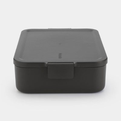 BRABANTIA Make & Take pusdienu kārba, liela, dark grey