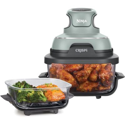 Ninja CRISPi portatīvais karstā gaisa friteris 4-in-1, 1700 W, 3.8 L, zaļš