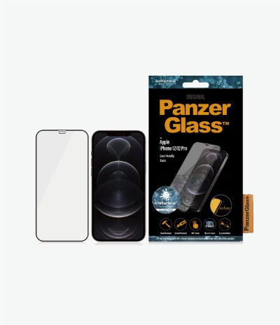 Apple, For iPhone 12/12 Pro, Glass, Black, 100% touch; The coating is non-toxic, Case Friendly