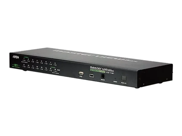 Aten | 1-Local/Remote Shared Access 16-Port PS/2-USB VGA KVM Over IP Switch | CS1716I-AT-G | 1 x SPHD Male (Yellow), 16 x SPHD Female (Yellow), 1 x DB-25 Male, 1 x DC Jack, 1 x RJ-45 Female, 1 x RJ-11, 1 x USB Type A Female
