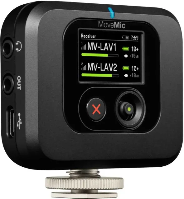 Shure Wireless Receiver For MoveMic | MV-R-Z6