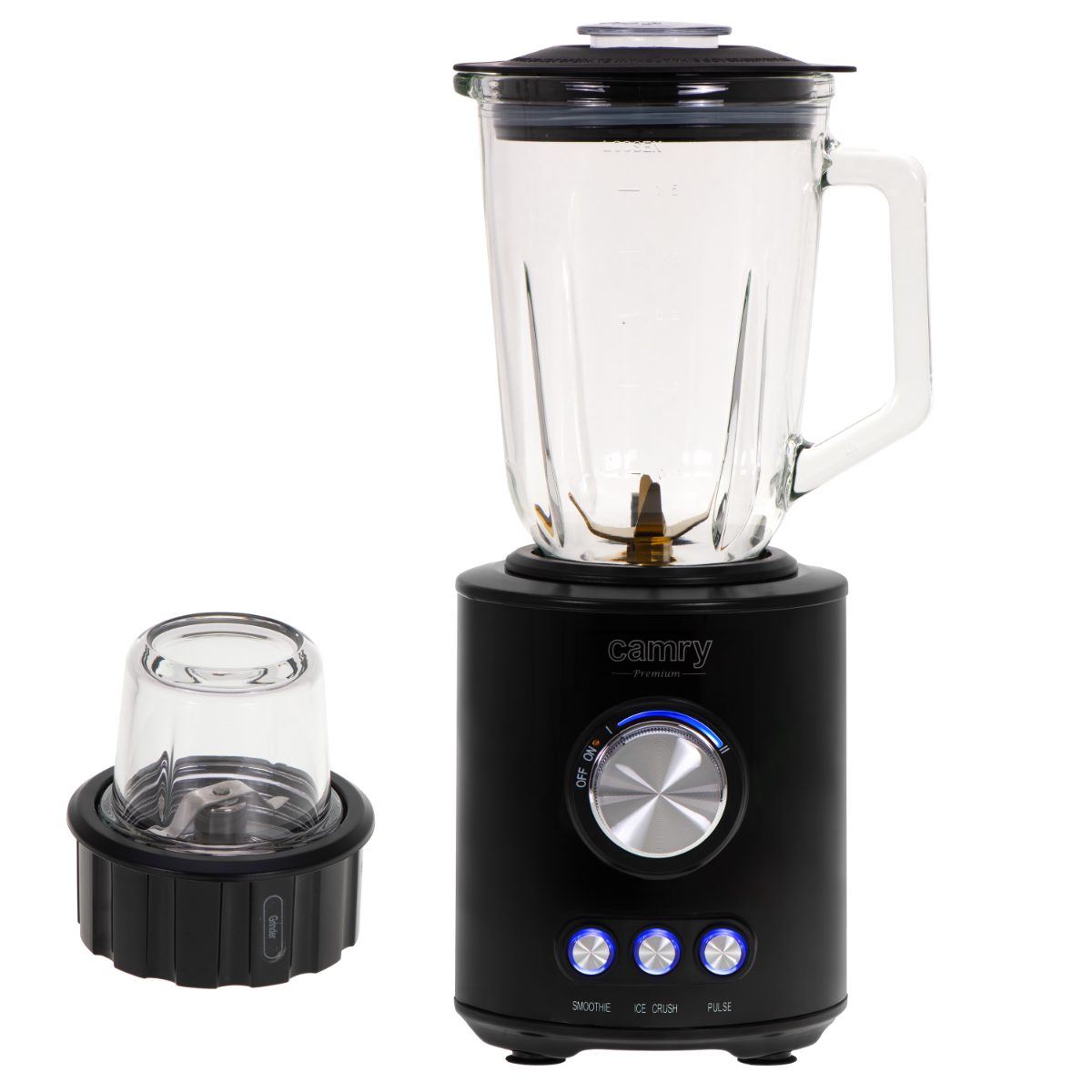 Camry Blender, CR 4088, Tabletop, 1800 W, Jar material Glass, Jar capacity 1.5 L, Ice crushing, Piano Black
